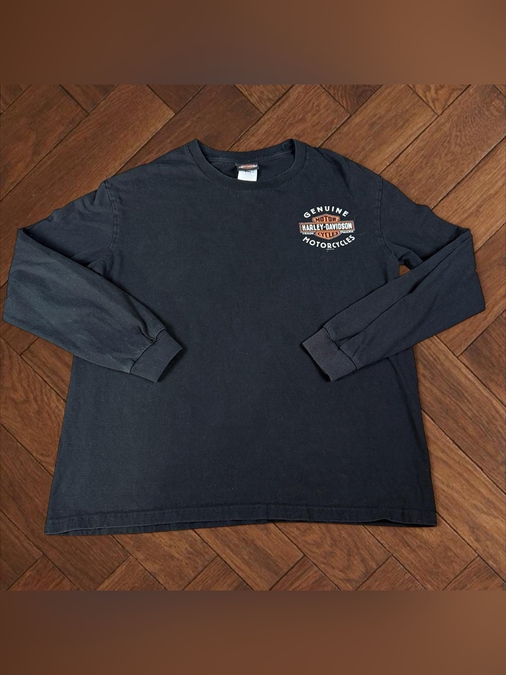 Voodoo Harley-Davidson New Orleans LA Long Sleeve Graphic Tee Men's Size L